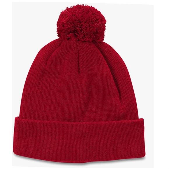 AMERICAN NEEDLE Red The Pom Snapback Hat NWT - Picture 1 of 6